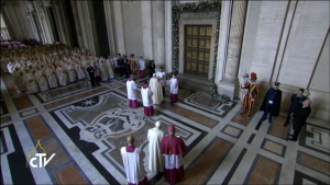 Öffnung Heilige Pforte am 8.12.2015 | © 2015 Printscreen CTV/Radio Vaticana